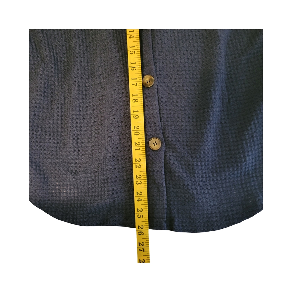Blue Button-Up Cardigan - Picture 8 of 8